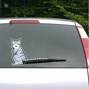कस्टम कार वाइपर स्टीकर खिड़की वाइपर चिंतनशील Decals वाइपर टैग - Product Image 3