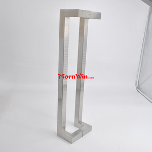 Vuông bù đắp kéo xử lý 304 thép không gỉ cửa kính kéo xử lý trượt Cửa Kính Xử Lý - Product Image 5