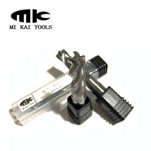 Dao phay đầu cứng hợp kim cacbua nguyên khối 3 cạnh, tốc độ cao, độ chính xác cao của nhà máy MK, phủ thiếc, dùng cho nhôm, ODM, OEM, có thể tùy chỉnh - Product Image 4