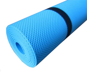 Ecológico calidad superior reformador 4mm yoga mate con correa piso yoga mat eva - Product Image 2
