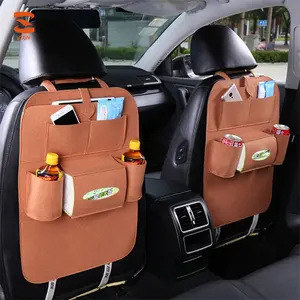 Kick Mat Auto Backseat Organizer voor Baby Reizen Accessoires Kids Speelgoed Opbergtas Vilt Achterbank Protector