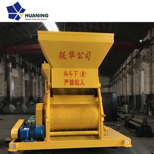 Elektrische kleine <span class=keywords><strong>Mini</strong></span> automatische erzwungene Doppel welle Ready Mix Zement Betonmischer Maschine Preis - Product Image 4
