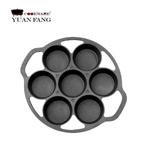 Wholesale High Quality Baking <strong>Pan</strong> 27CM <strong>Round</strong> Nonstick Cast Iron Cake <strong>Pan</strong> Pre-seasoned Baking Mold <strong>Egg</strong> Fry <strong>Pan</strong> - Product Image 6