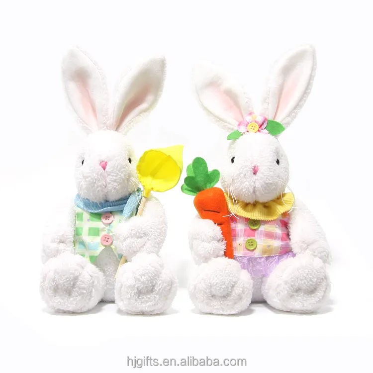 Easter Crafts Cute Bunny Bestes Geschenk für Baby Kid Lovely Easter Plush Bunny Gefülltes Kaninchen