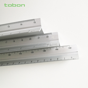 Righello triangolare in alluminio da 30 cm per ingegneri - Product Image 5