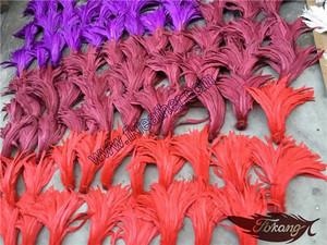 Bán buôn 40-45 cm Nhuộm Dậu Feather Dậu Đuôi Lông - Product Image 4