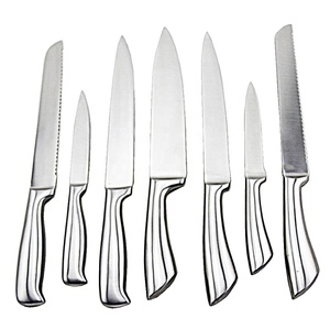 أفضل بيع سكين الطاهي مسننة سكين دمشق سكين مطبخ - Product Image 1