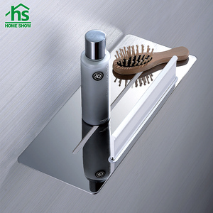 Estante de esquina de pared duradero pulido con espejo de acero inoxidable de diseño moderno superventas para baño de Ducha - Product Image 4