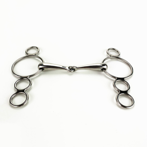 La migliore Vendita Cavallo SS Pieno Cheek Bit Gag equitazione - Product Image 4