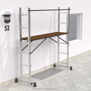 SOYOUNG 3M Escada Telescópica de Alumínio Estilo Industrial Escada Dobrável com Isolamento para Casa e Apartamento Uso - Product Image 5