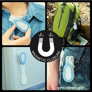 Nhấp Nháy <span class=keywords><strong>LED</strong></span> Clip Ánh Sáng, Logo In Vải <span class=keywords><strong>Mini</strong></span> Magnet Clip Để Bán - Product Image 5