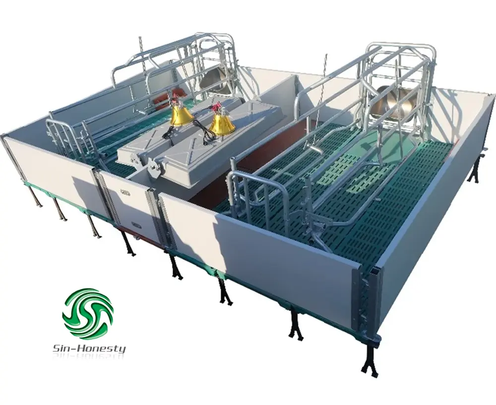 유럽 유형 사용 돼지 분만 상자 암 파로 펜 돼지 케이지 판매
