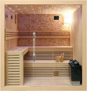 Holz sauna für 2-4 menschen Sauna zimmer FS-1102A/B/C