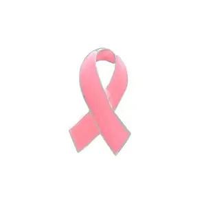 Медицинское оповещение, розовая лента, брошь для информирования о раке груди