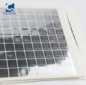 Wasserdichte Aufkleber Kleber glänzend rundes Etikett Void 3D Qr <span class=keywords><strong>Code</strong></span> Vinyl UV Weißbuch Sicherheit Holo graphischer Aufkleber - Product Image 5