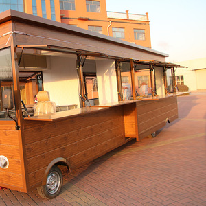 OEM 7M Panjang Kapasitas Besar Fast Food Vending <span class=keywords><strong>Cart</strong></span> Sarapan Listrik Snack Vending Truck Dijual Eropa Es Krim Kios - Product Image 2