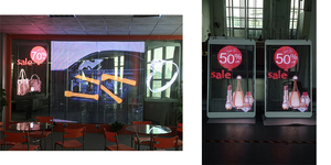 Jekaz transparente flexible pantalla led para publicidad - Product Image 5