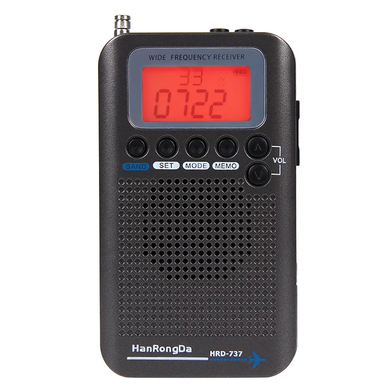 Mars hydro-Radio Fm, stéréo, Portable, avec écouteur, qualité supérieure