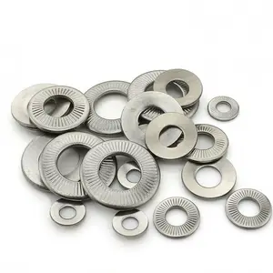 M3-M16 Stainless Steel Knurling Disc Musim Semi Kerucut Hubungi Mesin Cuci