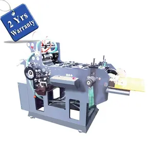 ZF250S Automatische Maschine zur Herstellung von Umschlag beuteln aus Saatgut papier mit Auf hänge lochs chneide einheit