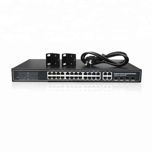 CCTV công suất cao PoE chuyển đổi công nghiệp SFP Gigabit Ethernet, Hệ thống camera an ninh 48V 4 8 16 24 48 cổng 8 cổng 24ch (Combo) - Product Image 5
