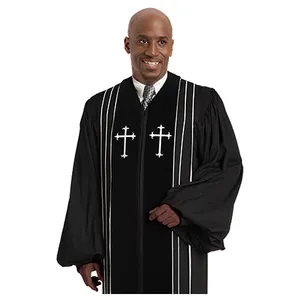 Customized Graduation Gown Clergy Cheap Choirs Robe For Church