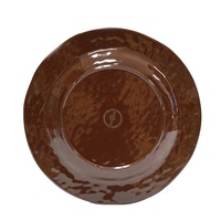 Deko — kit de vaisselle de restaurant en plastique, idées 2019 de bonbons incassables OEM bon marché, ensembles de plats en mélamine, assiette dans le désert, vaisselle