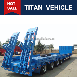 <span class=keywords><strong>Pas</strong></span> <span class=keywords><strong>cher</strong></span> prix largement utilisé 3 essieu 60 ton semi surbaissées remorques de camions pour heavy duty equipment transport - Product Image 6