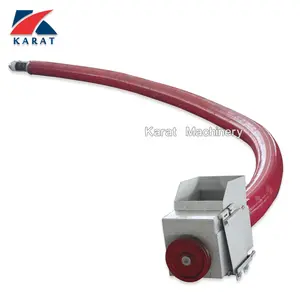 KARAT screw auger grain suction machine flexible plastic heat resistant support oem customized