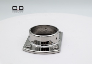 Phụ Kiện Lan Can Lan Can Bằng Inox Ống Tròn Tấm Đế Thuôn Dài Mặt Bích Sàn Tường - Product Image 4