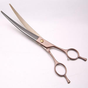 7'' 7.5'' 8 Inch Rose Gold Pet Dog Animal Grooming Curved Scissors