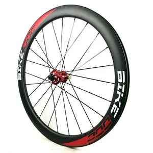 Roadバイクホイール700cディスクノバテック高品質自転車ホイール700C 50MM * 25MM Thru Axel Carbon Road Disc Wheel