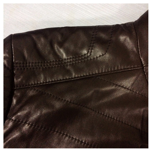 Professionale più popolari impermeabile vera pelle nera <span class=keywords><strong>cappotto</strong></span> giacca con collo di <span class=keywords><strong>pelliccia</strong></span> mens - Product Image 5