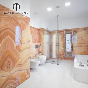Marble Price Luxury Home Decor Translucent Orange Onyx Marble Backlit Onyx Wall Panels Price