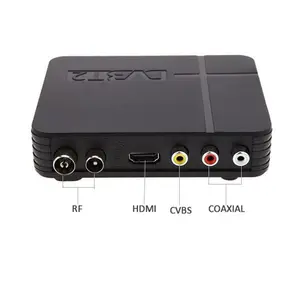 HD 1080P USB 2.0 MPEG4 H.264 AV sintonizzatore IR Mini DVB T2 ricevitore terrestre digitale/Mini Set Top Box per RUSSIA/europa/thailandia