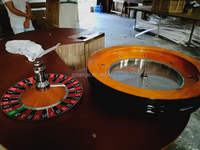 Expédition gratuite de Roulette à Roulette, cadran d'affichage, style Casino russe, avec balles, marqueur de Win