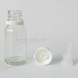 Petit européenne verre bouteilles avec tamper evident couvercles claire - Product Image 5