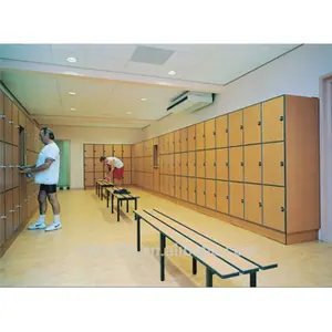 广泛使用的紧凑型 Hpl 个人健身房防水防火储物柜