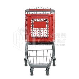 Carrito de Compras de Plástico - Carrito de Supermercado Ligero con Ruedas de Deslizamiento Suave y Construcción Duradera para Tiendas Minoristas - Product Image 4