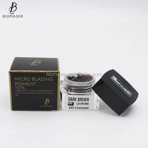 Top Sale 深棕色 Biomaser Eyebrow Microblading 颜料专业眉毛永久性化妆颜料