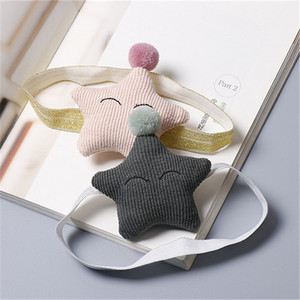 น่ารักแฟชั่นเด็กแถบคาดศีรษะ star รูปร่าง pompom <span class=keywords><strong>ผม</strong></span> hot elastic - Product Image 3