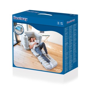 Bestway 75065 79 ''x 40'' x 25 ''Bestway Multi-Max II Aufblasbarer Klappstuhl und Bett Combo Grey - Product Image 5