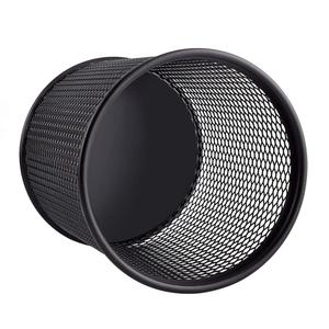 China Office Sample Black Powder Coated Office Desk <strong>Desktop</strong> Metal Mesh Pen Holder <strong>for</strong> Office <strong>Organizer</strong> - Product Image 2