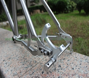 Titan 29er Newsboy Xe đạp khung 17.5 ''ti Cruiser Xe đạp khung với bài núi trượt dropouts tùy chỉnh Titan Cruiser xe đạp - Product Image 5