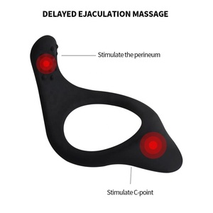 男性のためのシリコーンペニスリングメンズエロ型遅延射精コックリング大人のおもちゃ - Product Image 5