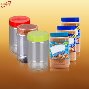 Frasco de Plástico Transparente de 450 ml con Tapa Hermética para Galletas, Botellas para Alimentos, Frasco para Dulces y Galletas - Product Image 1