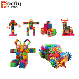 有趣的砖电动 IQ 生成器块玩具齿轮旋转器拼图 - Product Image 3