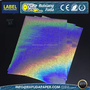 Hologram foil inkjet printable label sheet ,210mm x 297mm,100sheets/bag