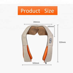 Masajeador Eléctrico de Cuero Colorido, Masajeador de Hombros y Cuello con Función de Amasamiento Shiatsu y Calor - Product Image 5