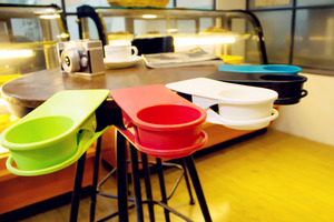 ที่วางแก้วแบบหนีบสุดสร้างสรรค์,ที่วางเครื่องดื่มกาแฟแล็ปท็อปตั้งโต๊ะ - Product Image 2